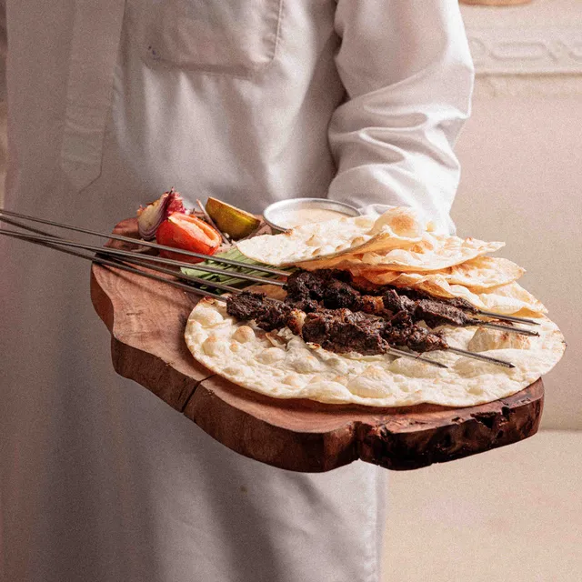 Bringing a platter to the table